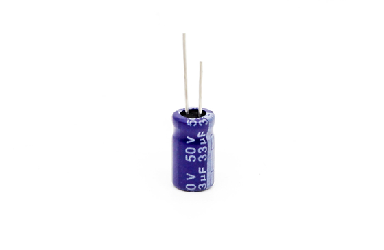 33uf50v 6.3x11 Miniature Capacitor High Frequency Low ESR Aluminum Capacitor