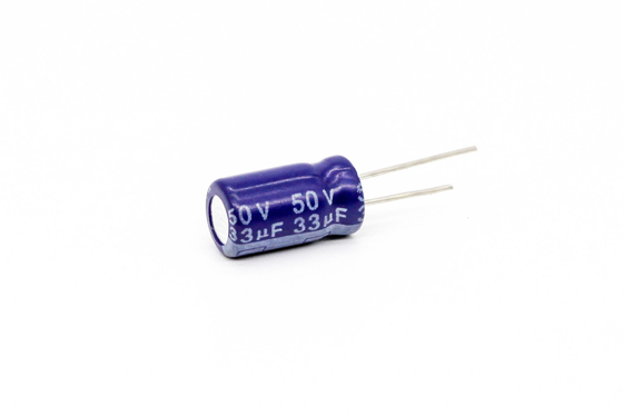 33uf50v 6.3x11 Miniature Capacitor High Frequency Low ESR Aluminum Capacitor