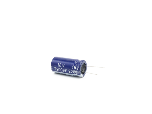 High Frequency Low ESR Aluminum Electrolytic Capacitor 2200UF16V 13X25mm