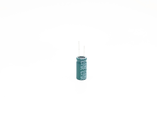 Green Radial Electrolytic Capacitor 8.2UF400V 10X20mm TW BOR