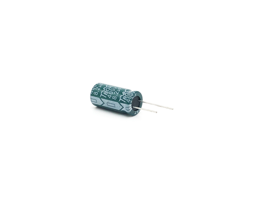 Green Radial Electrolytic Capacitor 8.2UF400V 10X20mm TW BOR