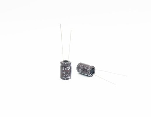ISO9001 10X13MM Aluminum Electrolytic Capacitor CFL 10UF 250V
