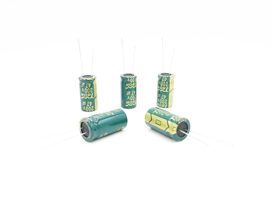 High Capacity PHR 47uf 200v Capacitor 13x16mm For LED Light