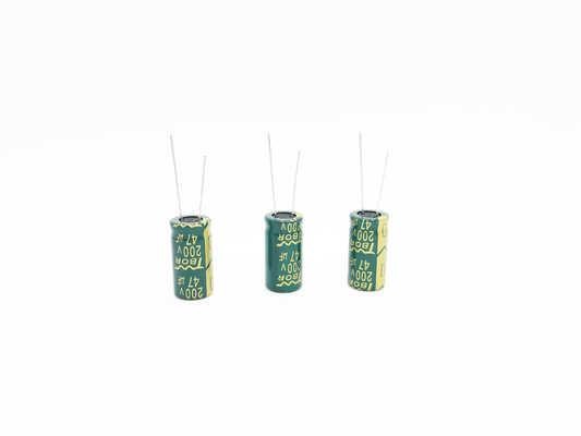 High Capacity PHR 47uf 200v Capacitor 13x16mm For LED Light