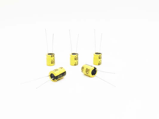 Radial Lead Electrolytic LED Light Capacitor 100UF80V 10x13mm