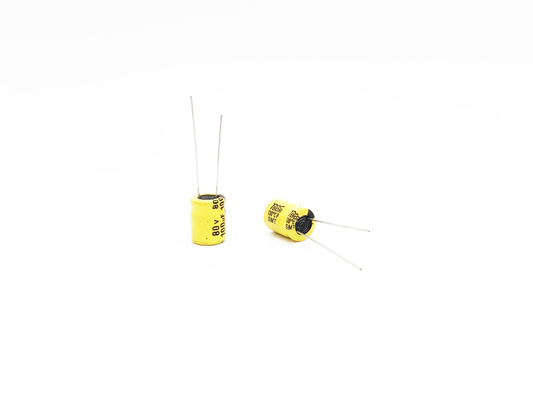 Radial Lead Electrolytic LED Light Capacitor 100UF80V 10x13mm