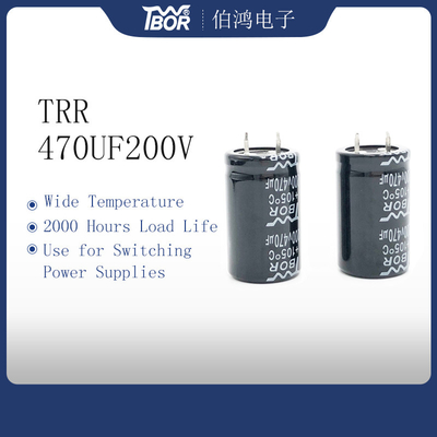 LOW ESR 470UF 200V Electrolytic Capacitor 22X40MM Explosion Proof