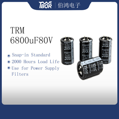 30x50mm UPS Capacitor 6800uF 80V Power Supply Filter Capacitor